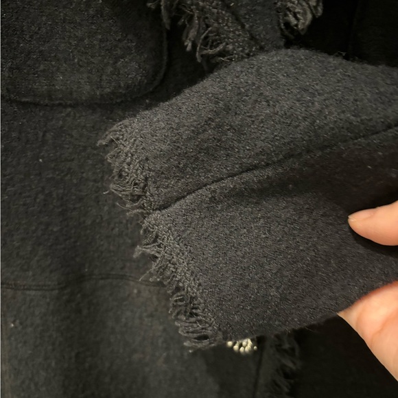 Long Karl Lagerfeld wool blended coat - Picture 4 of 8